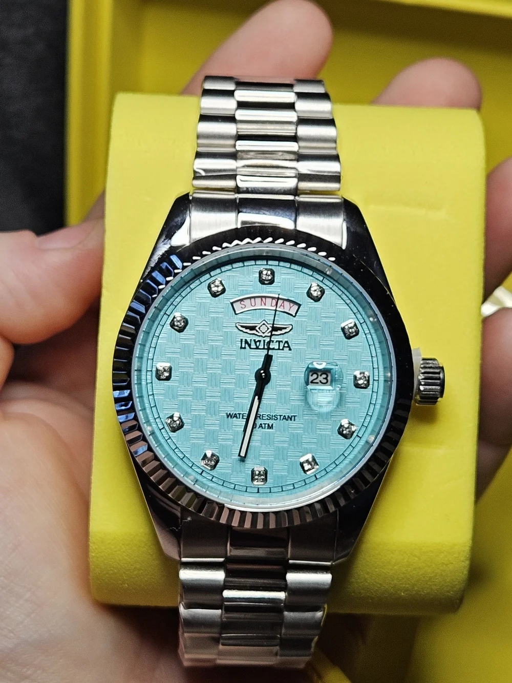 Invicta Specialty Striad Command 43mm Watch - Tiffany Blue Dial 51048